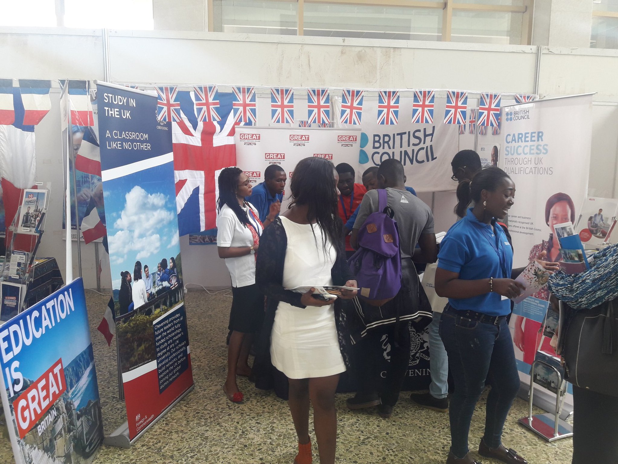 Uk In Cameroon On Twitter Promoting Uk Education And English Language At The Study In Europe Education Fair In Yaounde Mscactions Britishcouncil Cheveningfco Camchev237 Https T Co Hrn6tyndrl