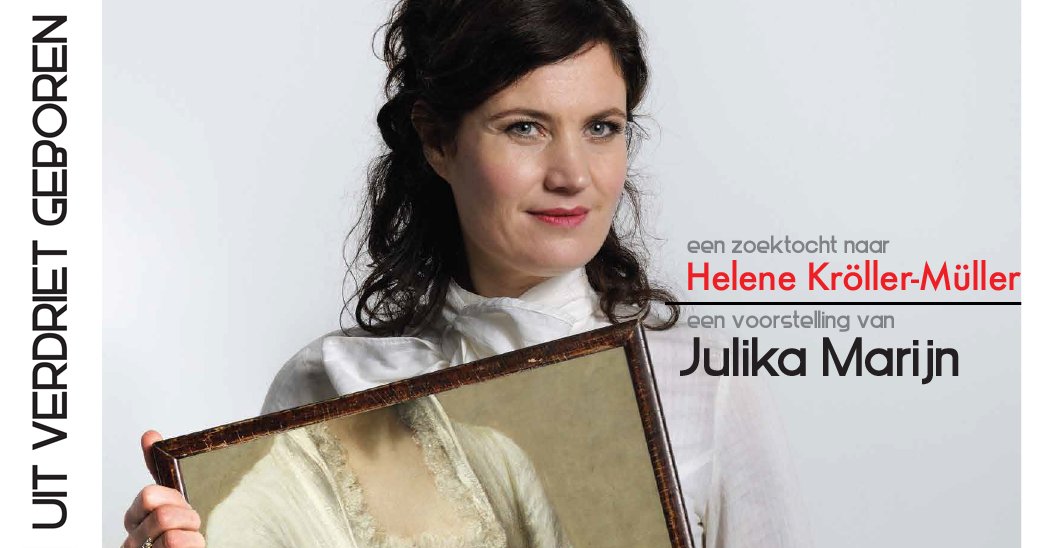 VAN HARTE AANBEVOLEN Julika Marijn gaat op zoek naar de bevlogen, maar ook complexe vrouw achter de wereldberoemde kunstcollectie op de Veluwe. Kom 23/9 naar De Kleine Komedie in Amsterdam, dekleinekomedie.nl. Meer info en hele speellijst: julikamarijn.nl/spelen/35-uit-…