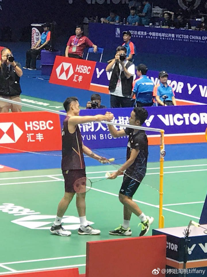 Lin Dan dikalahkan Anthony Ginting
