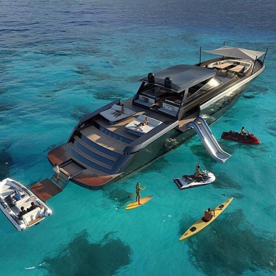 Playtime on the 34m Continental 110 open yacht by CNM Italy @cnmitaly #yachtbuyer #findyourdream #luxuryyacht #superyacht #luxury #yacht #yachtlife #cnm #yachtlifestyle #yachts #yachtsforsale #topyacht #newyachts #cnmitaly