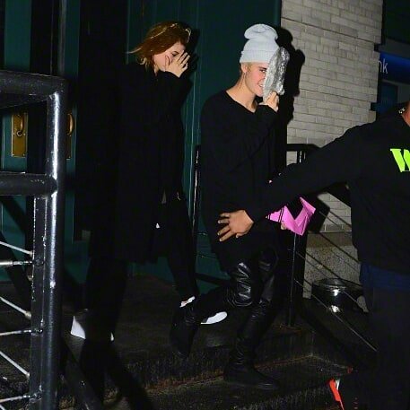 December 26, 2014. Hailey and Justin out in NYC.