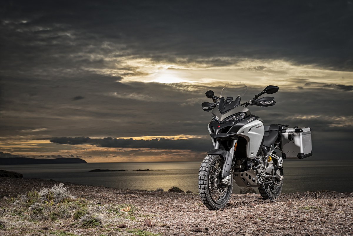 Ducati_India's tweet photo. Who said size doesn't matter? Go anywhere with the #MultistradaEnduro #Ducati #AllTerrain #Enduro #MultiBike #TuesdayMotivation https://t.co/eXxnvqbpLk