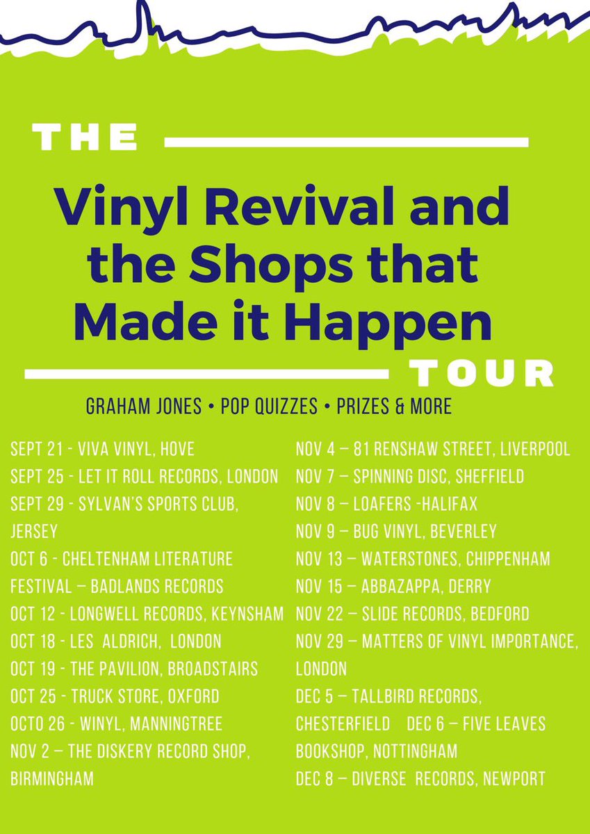 <a href="/bugvinylrecords/">bug vinyl records</a> Chuffed to bits to be have Graham Jones in Beverley on Nov9 <a href="/at_monks/">Upstairs At Monks</a> walk. Ticket details to follow. <a href="/Revival_Vinyl/">The Vinyl Revival</a>