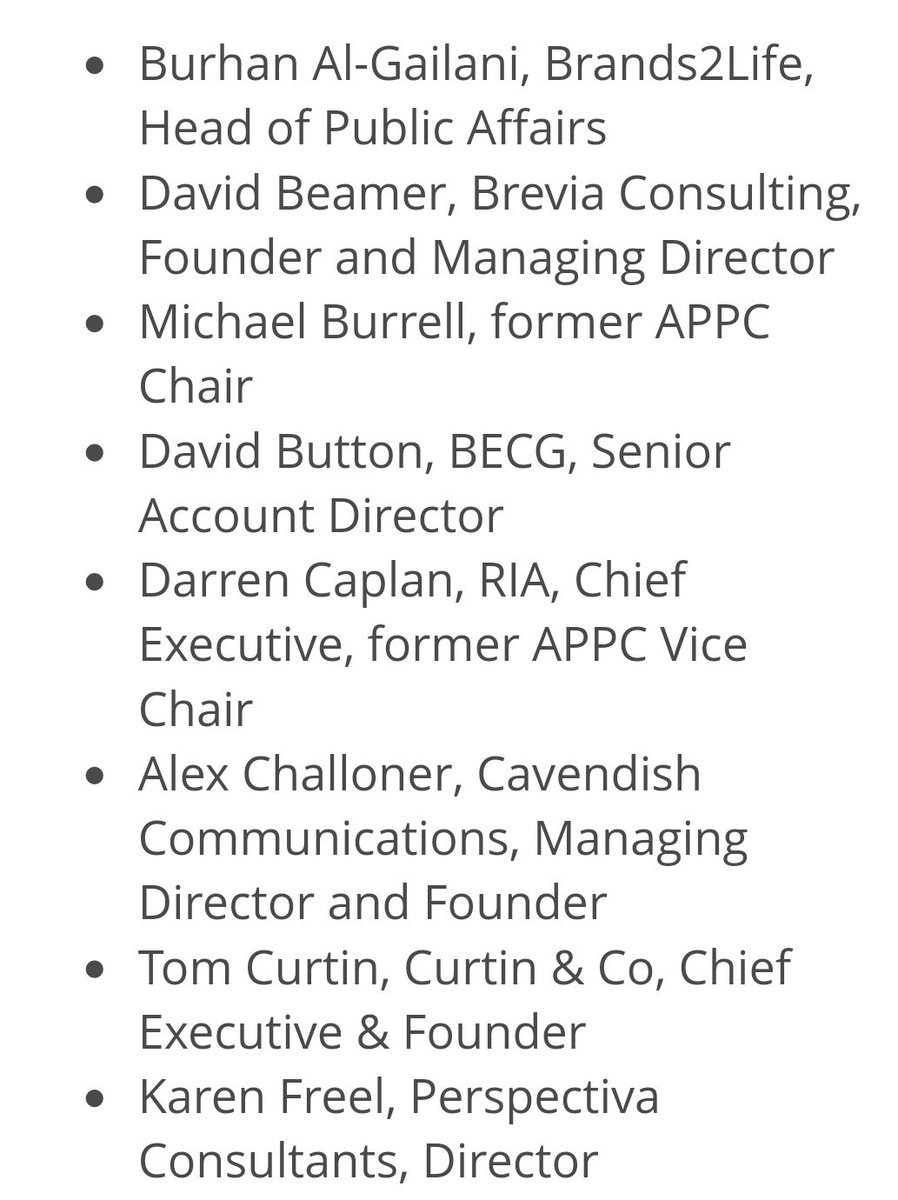 IndependentAPPC's tweet image. All these Public Affairs Practitioners want a strong independent @APPC_UK. Support our campaign? Let us know and we can add your name.