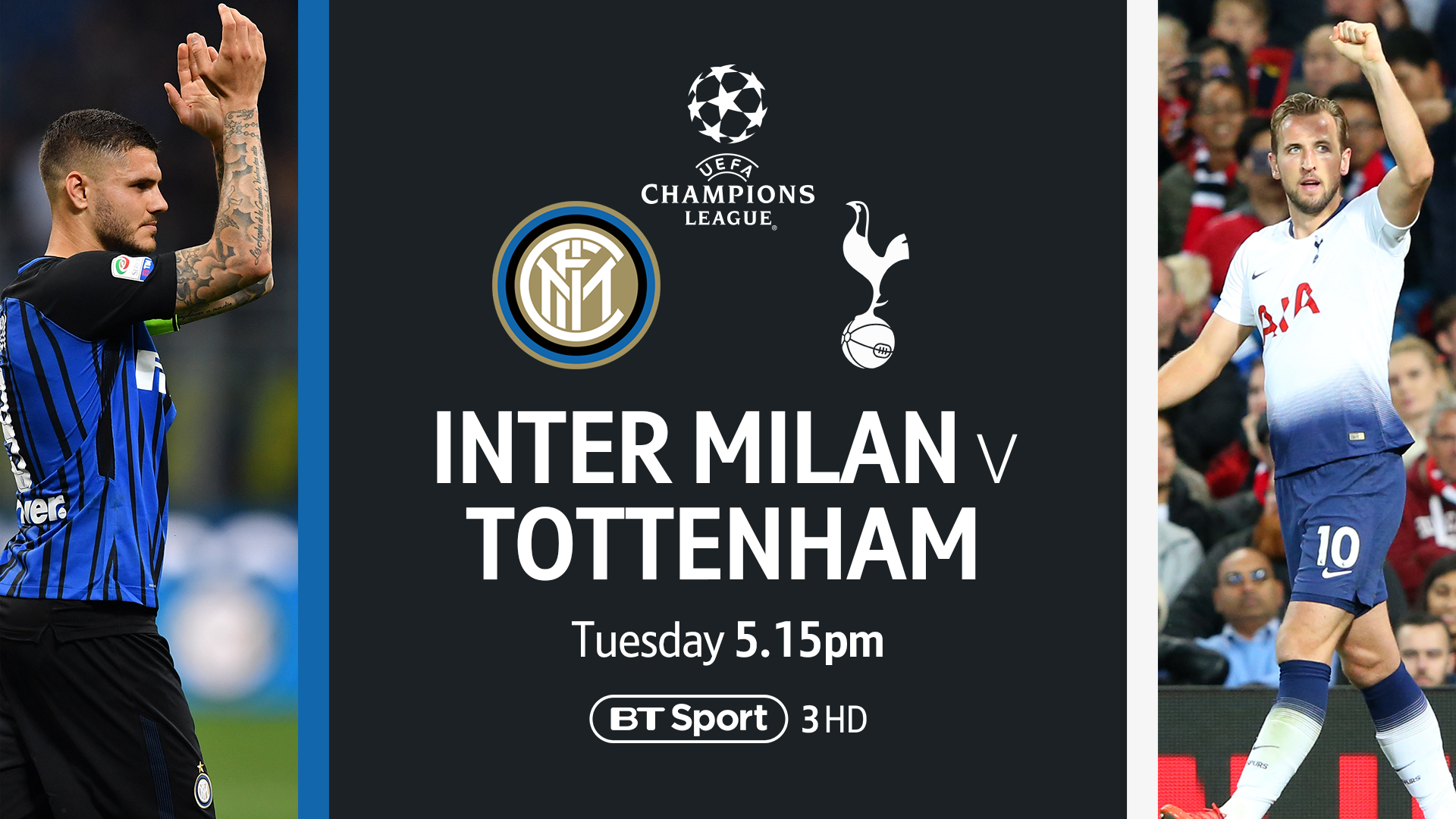 TNT Sports Brasil - HOJE TEM MAIS CHAMPIONS! Tottenham Hotspur x