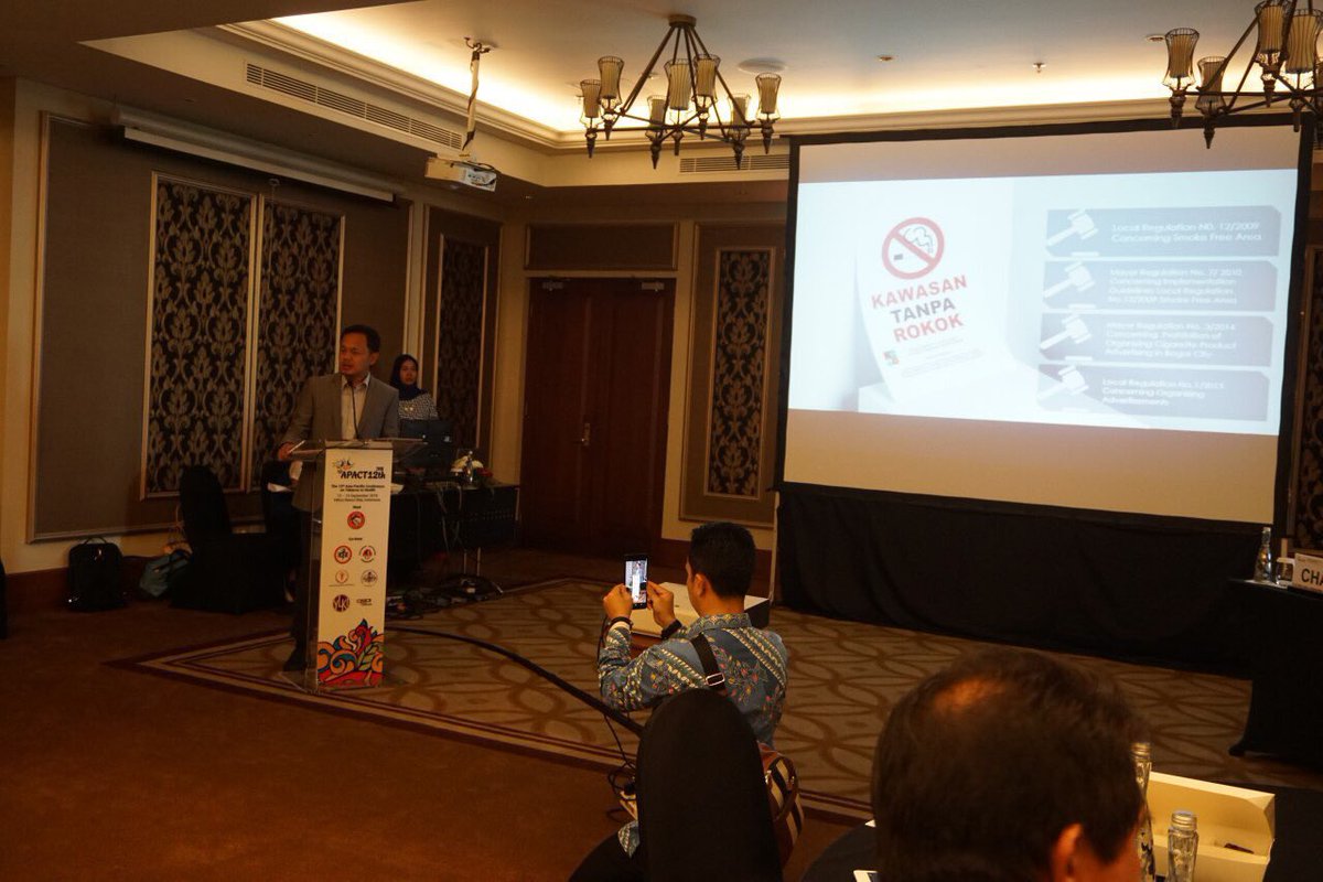 UdayanaCentral's tweet photo. Subnational National Political WILL - A Breakthrough for Tobacco Control and NCDs Prevention
Pertemuan Bupati/Walikota se-Asia Pasific yang diselenggarakan oleh Kementerian Kesehatan RI, The Union dan AP-CAT dalam rangka APACT ke-12.
#apact12th
#ctclhunud
#balismokefree https://t.co/iaLlMSgStH