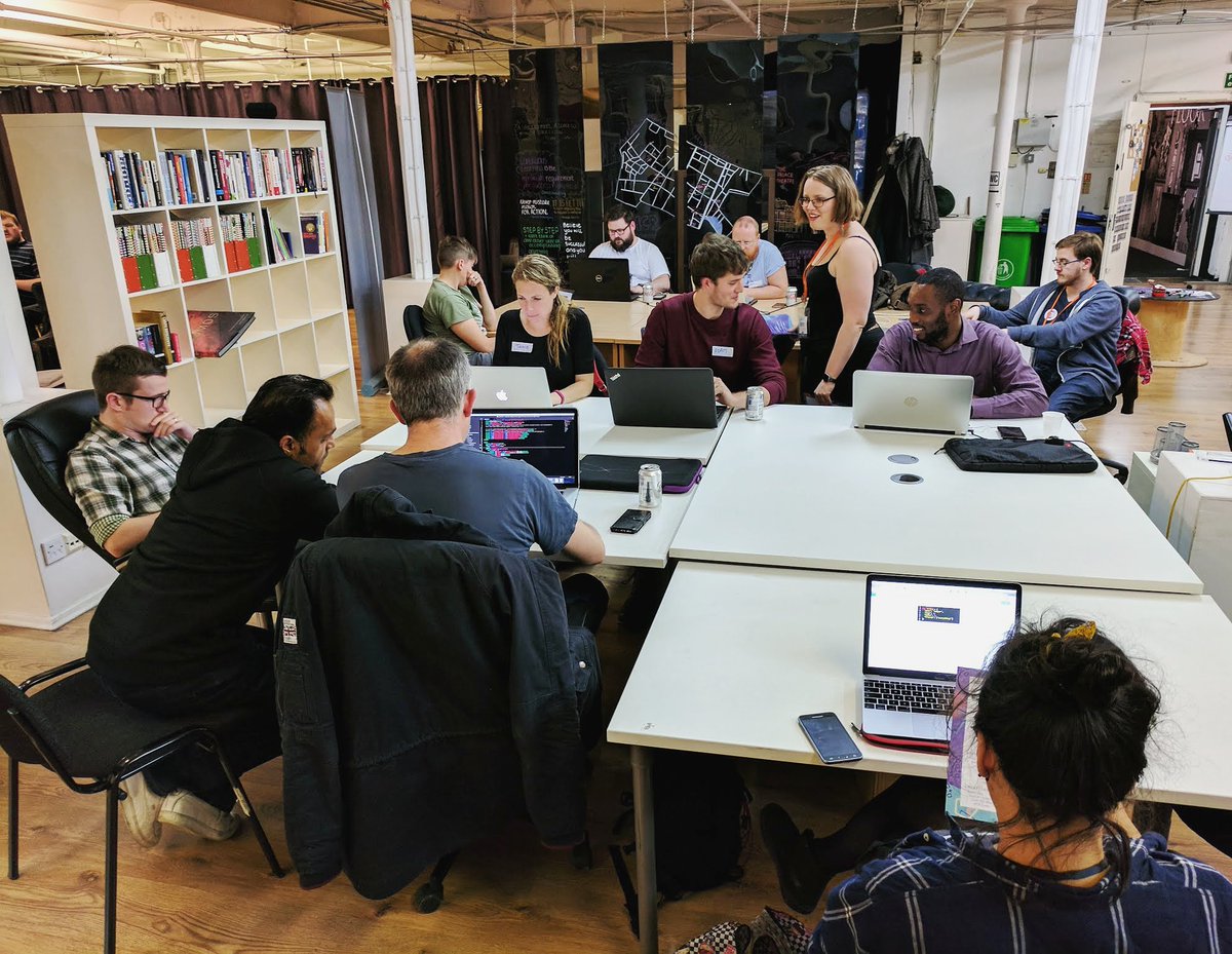 fspmcr's tweet image. Wednesday is our 🎉 BIG FREE FOR ALL 🎉 with @FreeCodeCampMCR at @feedagency on Lever Street!
No set agenda, just come along & we'll help you figure out:
-Which programming language you should learn
-What is a software developers job really like?
-Why isn't my code working?
