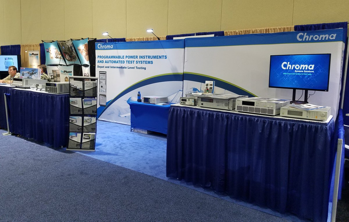 Chroma_USA's tweet image. Autotestcon in National Harbor, MD is now open! Come visit the CSS team at Booth 108 for your chance to win a drone. #dcloads #Autotestcon2018 #powersupplies