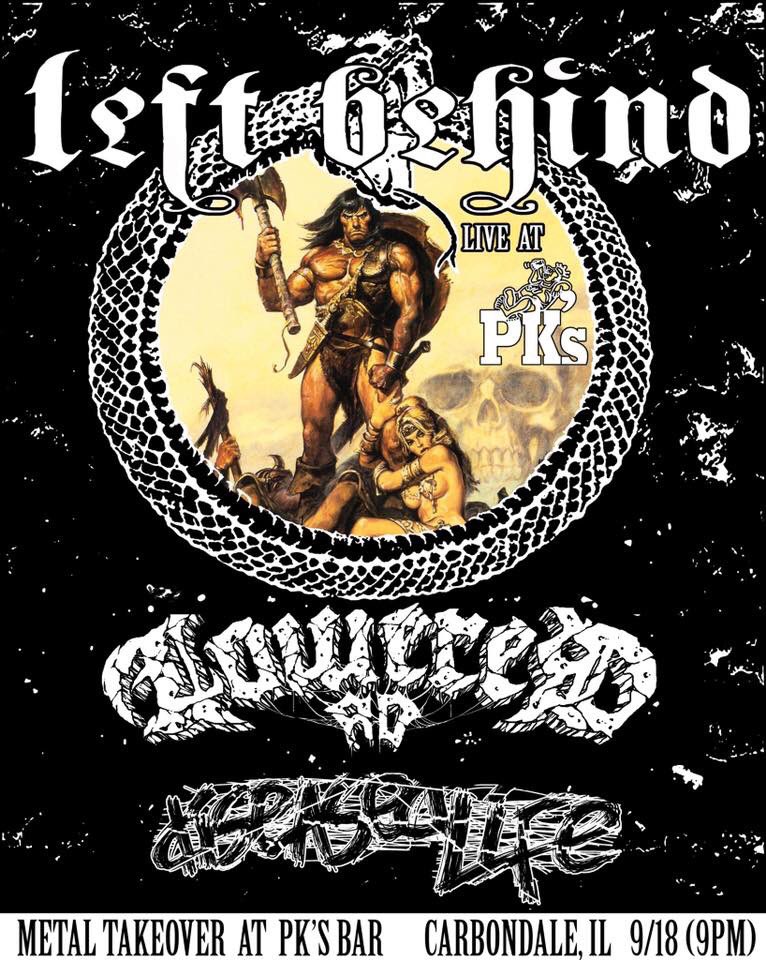 pkscarbondale's tweet image. Crazy food metal show happening tonight. 3 bands, loud as hell, cheap drinks and NO COVER!