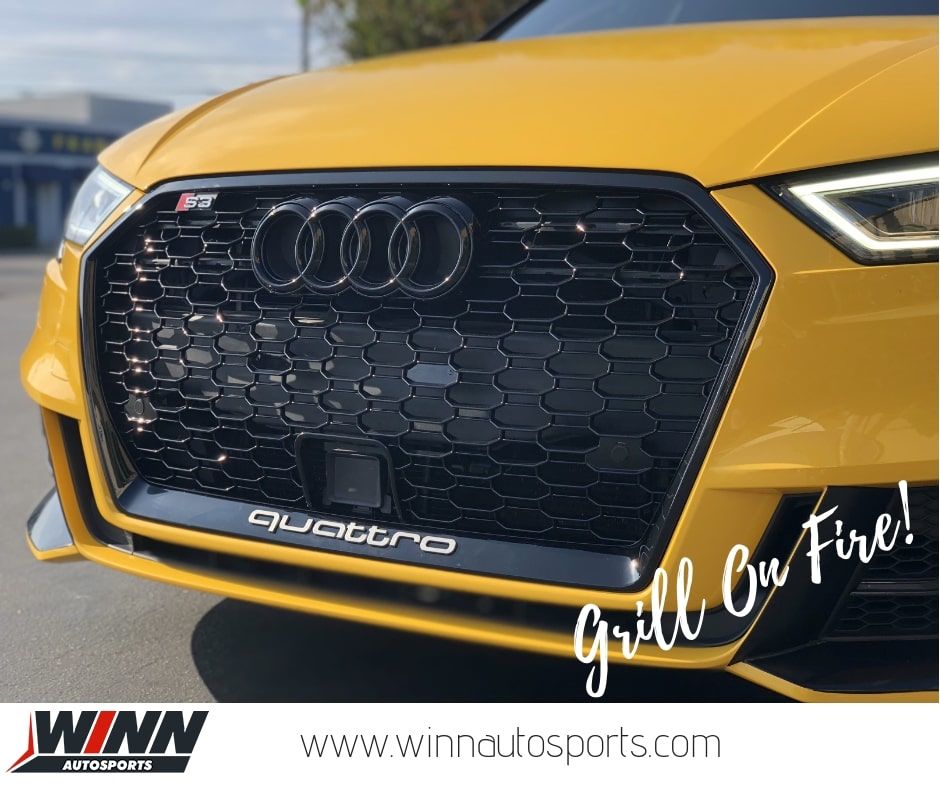 Winn Autosports в Twitter: new Audi RS3 Style Front Grill gives your car a looks! Designed for Audi A3/S3 (8V Facelift, 2017+ model year) utilizing an RS honeycomb mesh, this