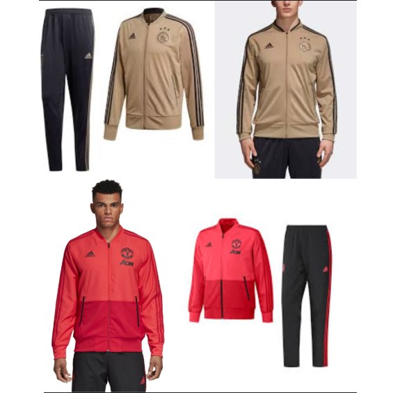 Nuevo chándal del Real Madrid para la temporada 2018-2019,
Disponible el de Liga que es el negro entero, para adulto y niño y el rojo y negro que es el de Champions, para adulto y niño.