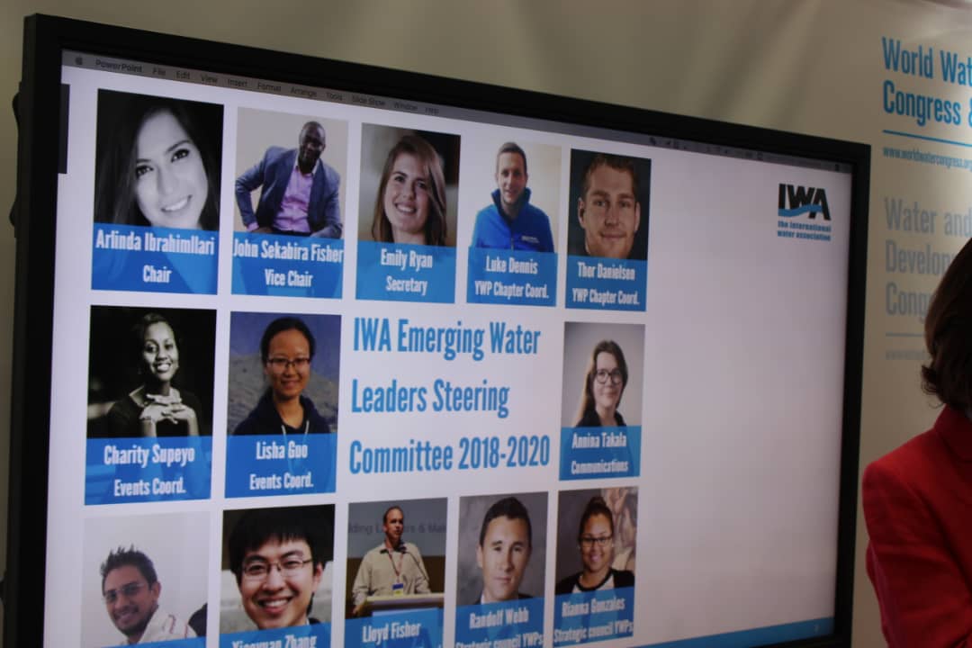 jonfisher12's tweet image. The President of @IWAHQ @DianedArras officially announced the 2018-2020 @iwaywp Emerging Water Leaders Steering Commitee during the ongoing #WorldWaterCongress @lnfisherjeffes @ibrahimllari14