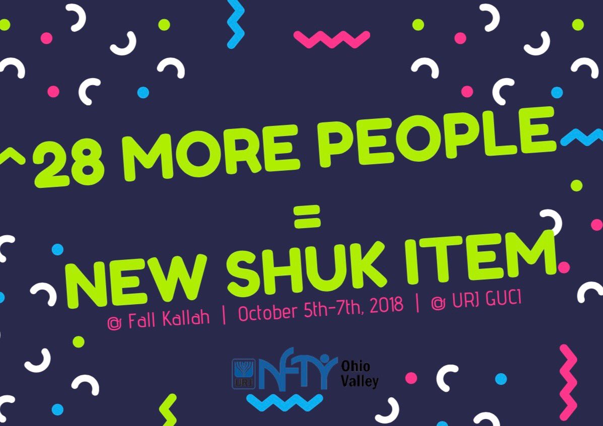Will you be the person that gets us the new Shuk item ? Sign up for fall to find out !!!!