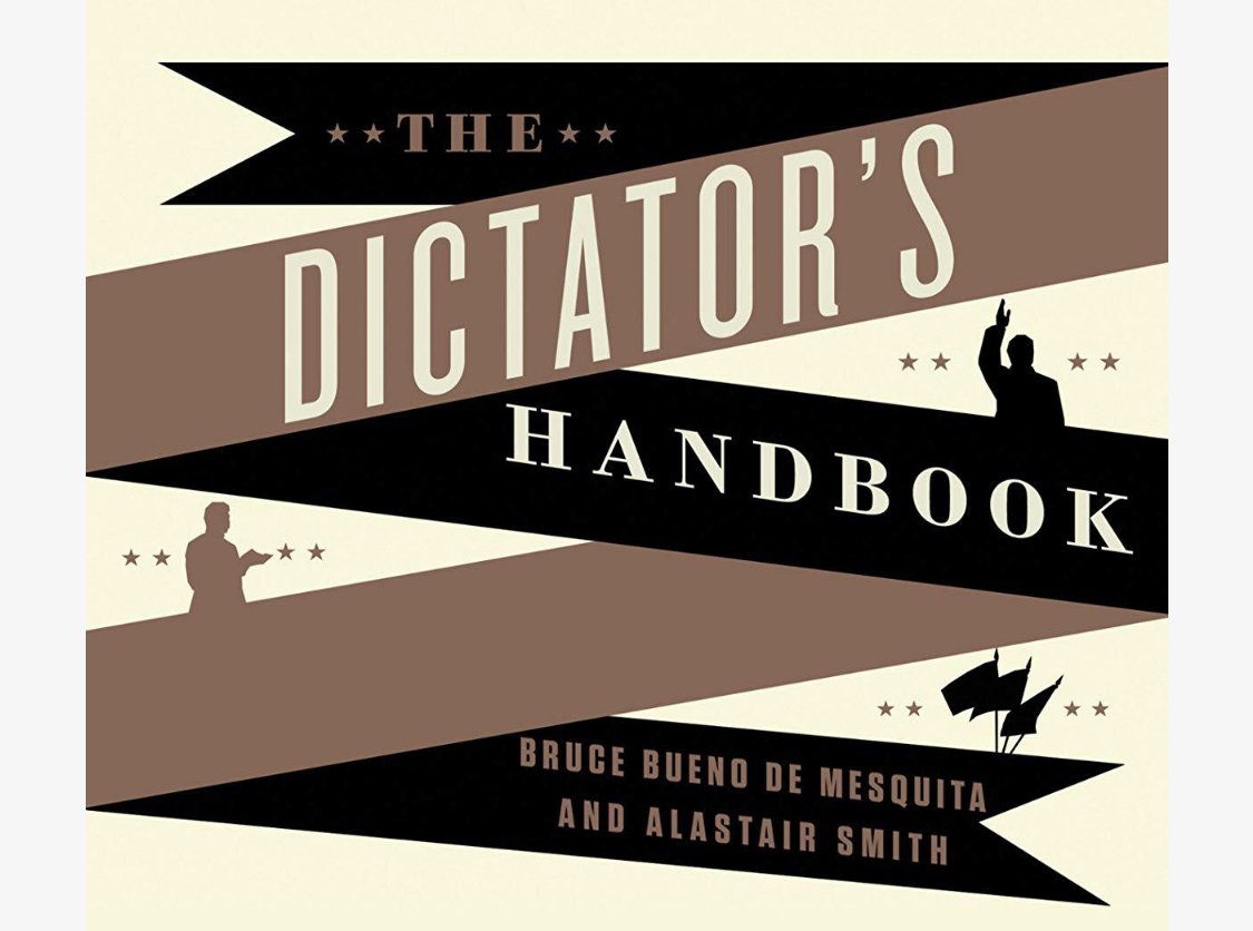 Book 34Lesson:Autocratic leaders want to minimize the size of the coalition that can keep them in power and maximize the private rewards allocated to that coalition.