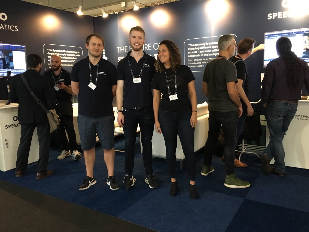 Digital_Anarchy's tweet image. It’s a wrap! Thanks to our partners, clients, media friends for spreading the word about the #TranscriptiveSuite at #IBC2018. Special thanks to @speechmatics for sharing their space with us! Big things coming up for @transcriptive soon. Please stay in touch! #DigitalAnarchy