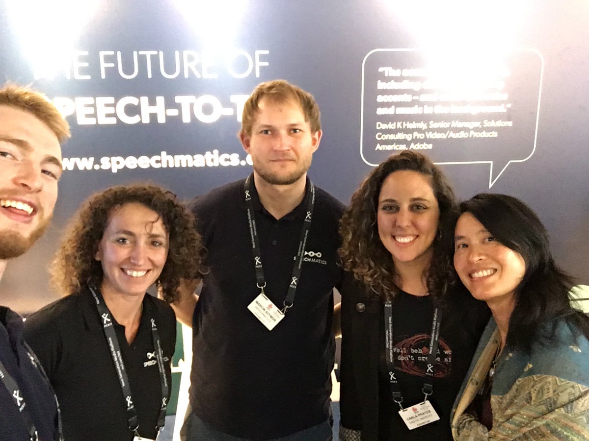 Digital_Anarchy's tweet image. It’s a wrap! Thanks to our partners, clients, media friends for spreading the word about the #TranscriptiveSuite at #IBC2018. Special thanks to @speechmatics for sharing their space with us! Big things coming up for @transcriptive soon. Please stay in touch! #DigitalAnarchy