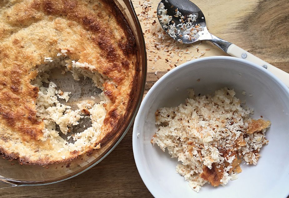 Did you know you can make delicious #desserts with #rice? Try this #coconut baked #RicePudding for a sweet twist on #NationalRiceWeek ow.ly/dSer30lQvLD