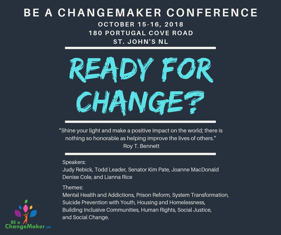 Are you ready for change? Don't miss your chance to grab your spot to the <a href="/BChangeMaker/">Be A ChangeMaker</a> Conference!  It's less than a month away!  Hurry up and Register!tinyurl.com/ChangeMakerCon…