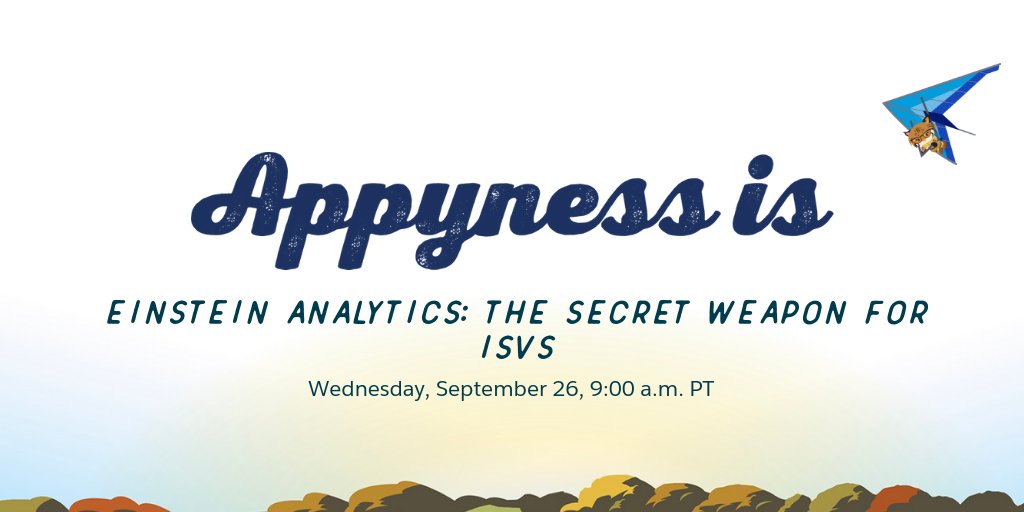 partnerforce's tweet image. Are you an ISV & thinking about using #EinsteinAnalytics? Come learn more about @SForceAnalytics at #DF18: sforce.co/2PMgbz9