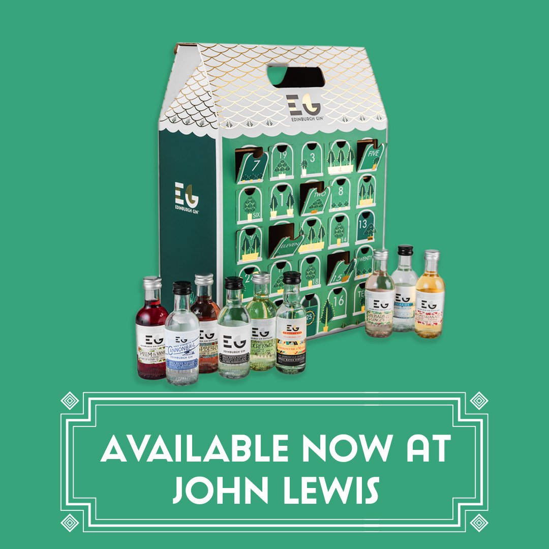 December is looking to be very merry and bright with the Edinburgh Gin advent calendar. 
Available exclusively at #johnlewis, there's a world of flavour to discover behind these windows!
bit.ly/2phDMg7