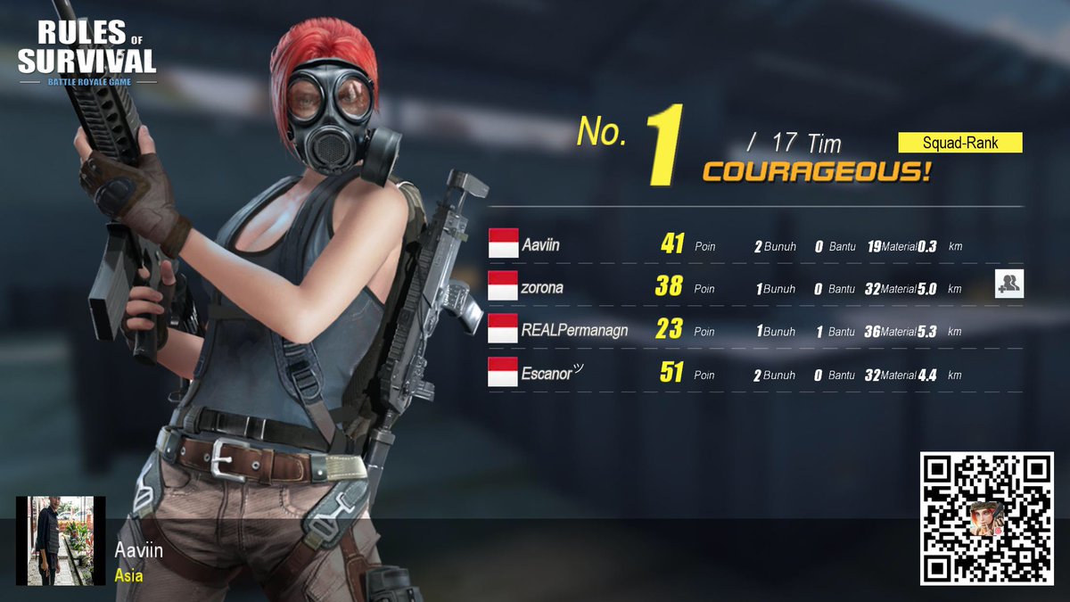 #RulesofSurvival