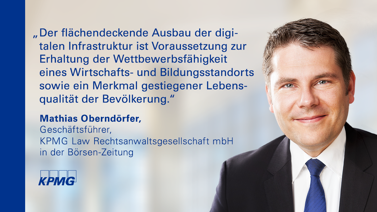 KPMG_DE's tweet image. Eine leistungsstarke mobile Infrastruktur wird immer bedeutender - unser Experte nennt wichtige Gründe, warum der Ausbau notwendig ist.