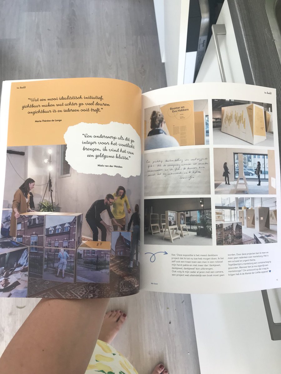 _IlseWolf's tweet photo. ♥️ De mantel in t magazine van @Kunstbalie! https://t.co/AkIayd2hdF