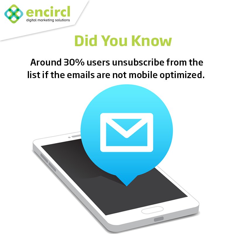 encircldigital's tweet photo. Are your marketing emails optimized for the mobile viewing? Start leveraging #ResponsiveEmailDesign to stop unsubscription and instead boost open rate and engagement! Explore more https://t.co/cSNpIUvVNR #Encircl #DigitalMarketing https://t.co/t1Qj1E0Pcs