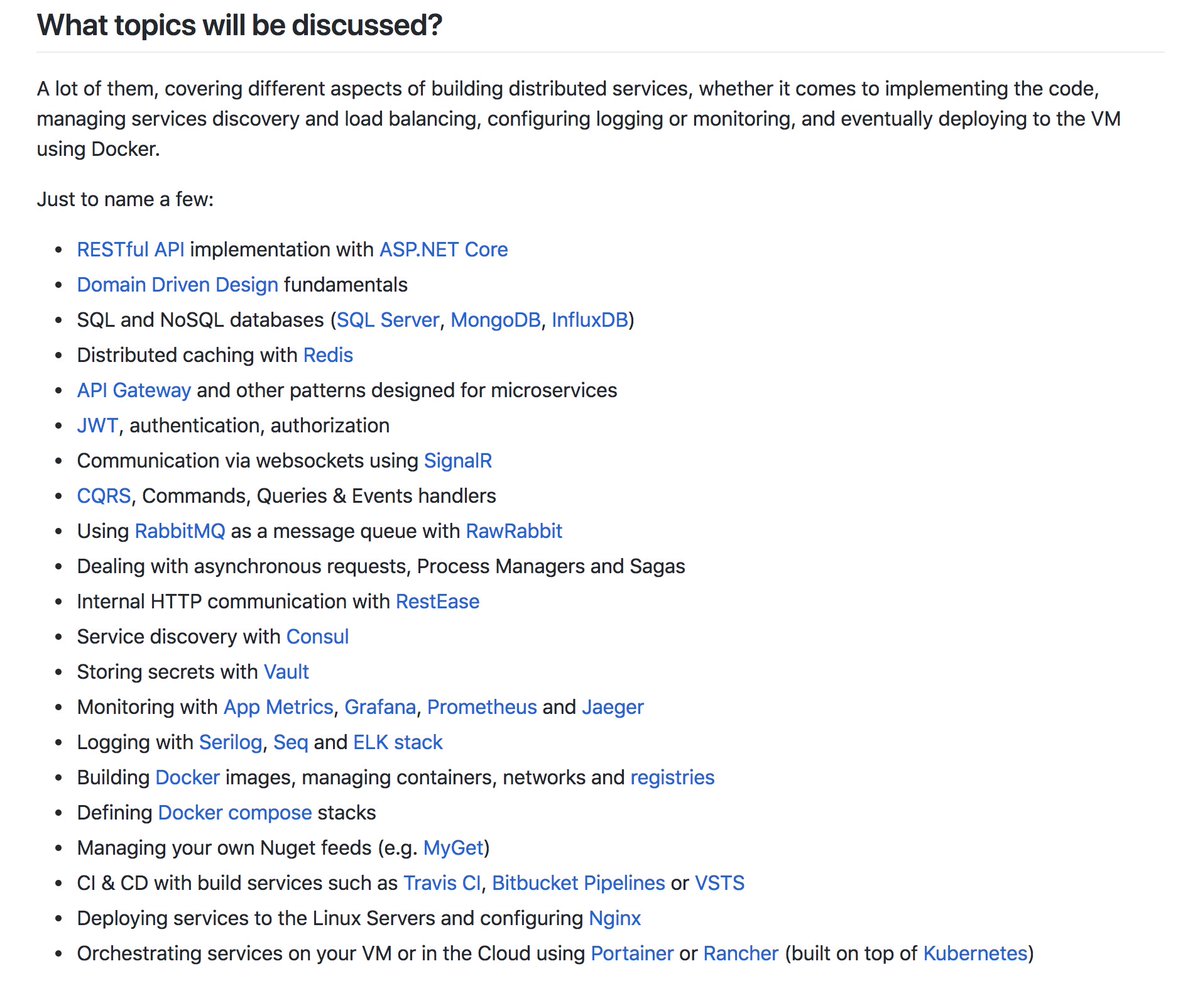 spetzu's tweet image. Distributed .NET Core - DShop project is about to be finished - just check out the readme file and what to expect! :)

@d_pawlukiewicz @dotnet @dotnetfdn @msdev 

github.com/devmentors/DNC…
devmentors.io

#devmentors #distributednetcore #dshop
