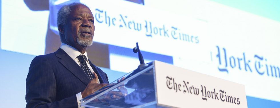 Thanks for joining us at the #NYTADF! Learn more about the #KofiAnnanCommission & its mission to explore how new technologies & social media can be harnessed to engage, empower & educate voters, strengthening the integrity of #elections & #democracy: kofiannan.ch/2QCSsTn