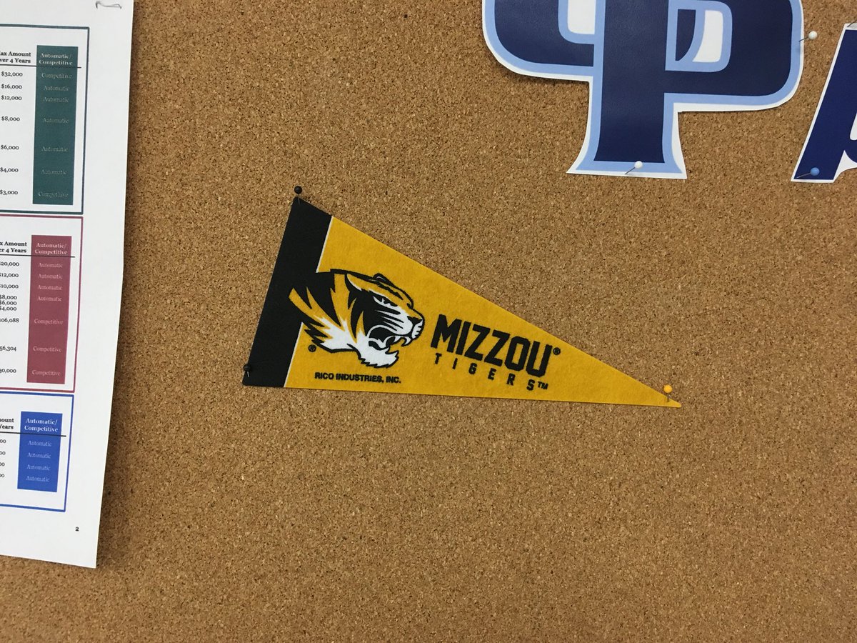 SO to <a href="/MSAPresident/">Mizzou Student Body President</a> and <a href="/OPHSAlumni/">Oak Park Alumni</a> <a href="/Julia_Wopata/">Julia Wopata</a> for the newest addition to our College Corner in the main office, thank you! M-I-Z ! 🐯 #ForTheFamily <a href="/Northmen_AVID/">Oak Park HS AVID</a> <a href="/OPCounseling/">OP Counseling</a> <a href="/northmennews/">NorthmenNews</a> <a href="/northmenslmc/">thenorthmenslibrary</a> @OPHS_STUCO <a href="/Northmen_AD/">Oak Park Activities Director</a> <a href="/NKCSchools/">NKC Schools</a>