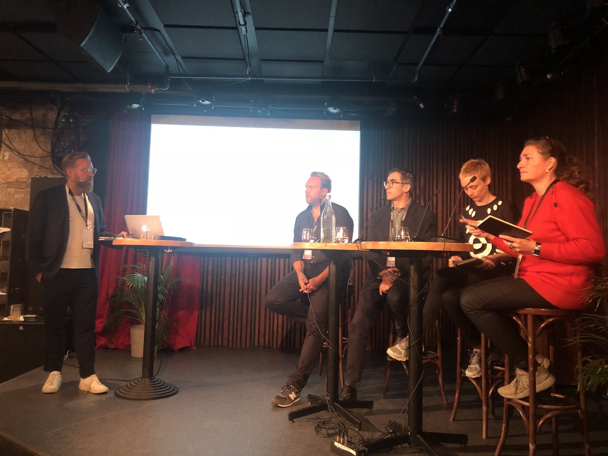 Tomas on stage at <a href="/OsloUrbanArena/">Oslo Urban Arena</a> to present Oslo Airport City with panel debate after with <a href="/AlexEly/">Alexely</a> @Mariaisasmith <a href="/darkarkitekter/">dark arkitekter as</a>