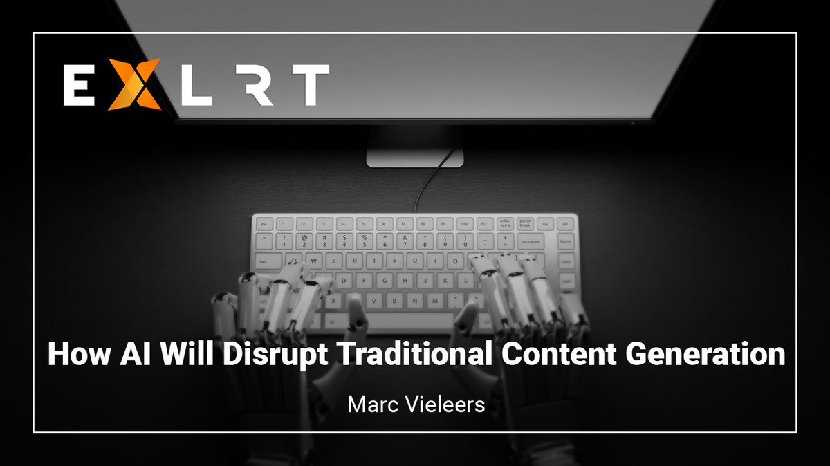 exlrt's tweet photo. The rise of #MachineTranslation and Natural Language Generation #NLG for the purpose of #AI generated #content will impact traditional content generation organizations. Read our blog to find out how! https://t.co/wWBvwHJZVS https://t.co/boyXaW1UWt