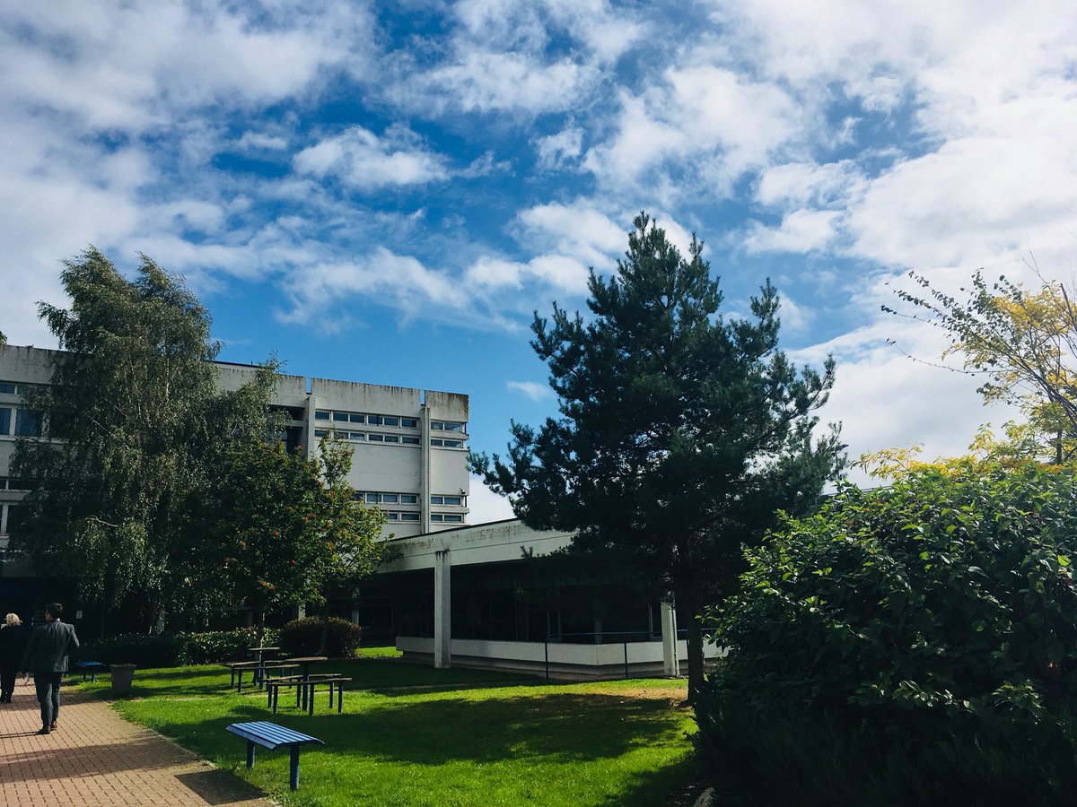 WUNursing's tweet image. Walking over to #SimulationShowcaseWGU Beautiful grounds is the sunshine @GlyndwrUni  @wrexham