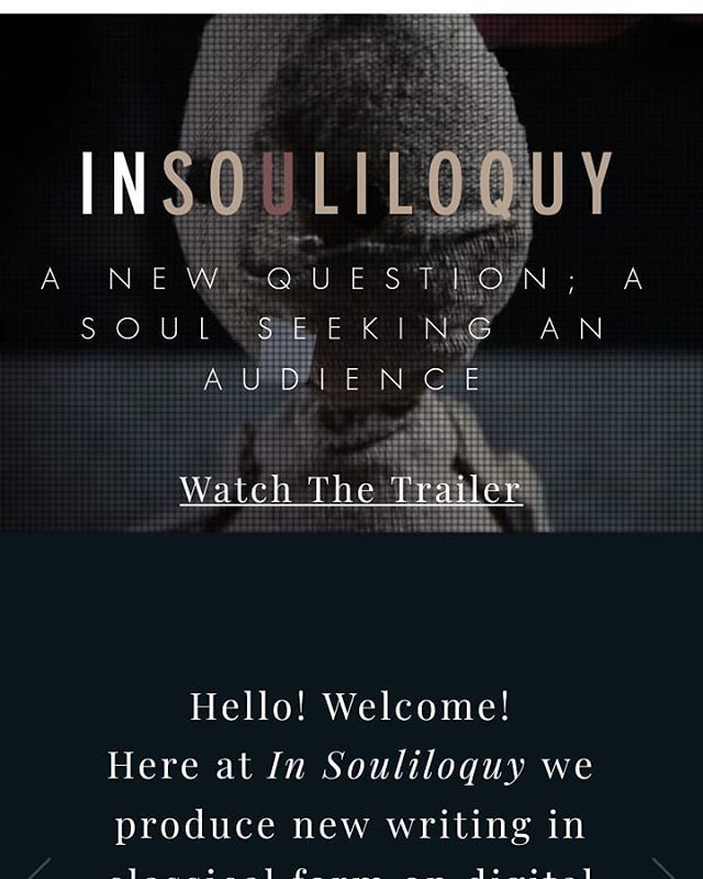 insouliloquy's tweet photo. Shiny new website! We are so proud to present https://t.co/hiNJtMEq96 ! Built with <3 by @theredkrokodile & @theatreofwords #WeHaveOurOwnDomain #Souliloquies #EtTu #MechMac #Trailers #webdesign #projectupdates #Shakespeare #digitaltheatre #2018 https://t.co/K2ajVShbsO