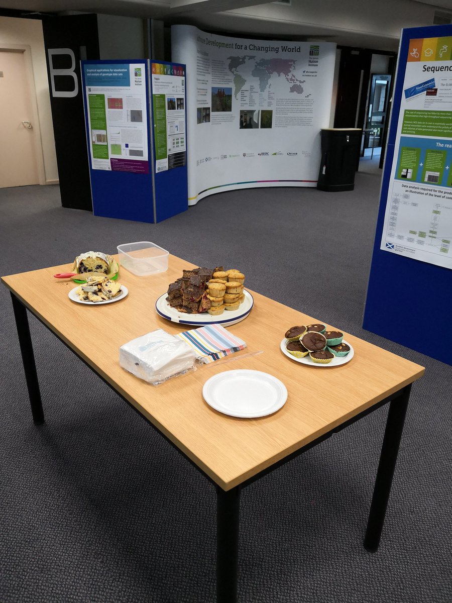 pauldshaw's tweet photo. #cake is not a lie and it's here for the @huttonics #roadshow being held on the @JamesHuttonInst Aberdeen site. #germinate #buntata #helium https://t.co/oYeYhZ9enb