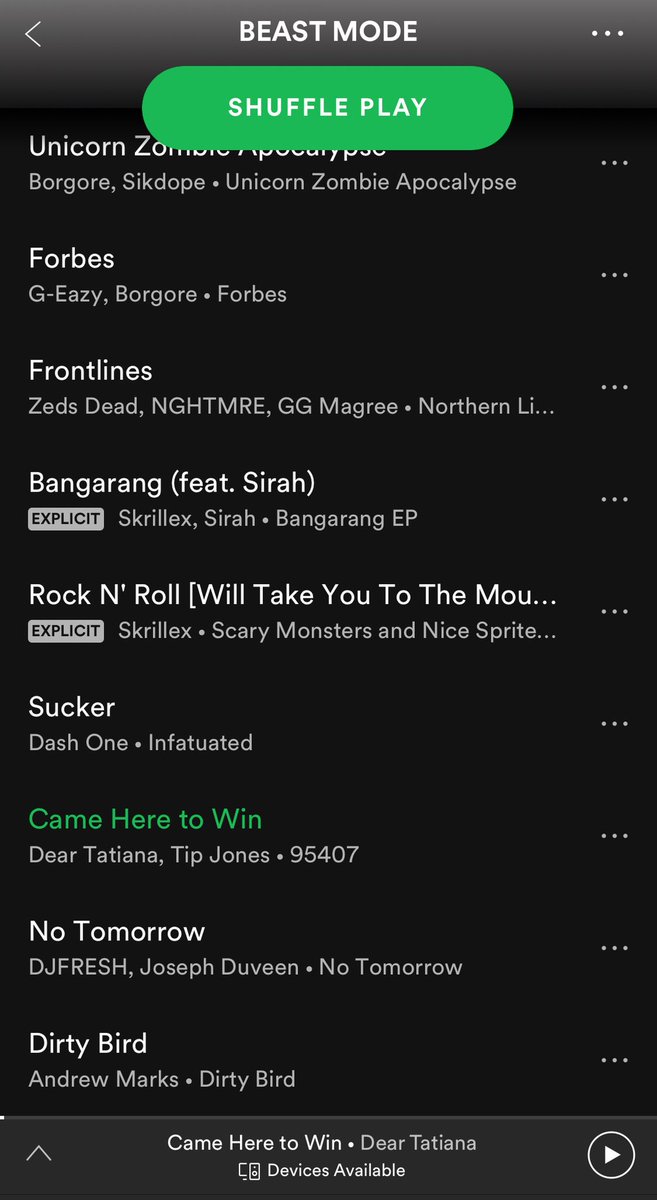 DearTatiana's tweet photo. Shoutout to @killapopmusic for adding CAME HERE TO WIN on their #BeastMode Spotify playlist 💪🏾💪🏾💪🏾 https://t.co/BIeb5yfcaz