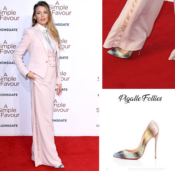 Passion Louboutin on X: Blake Lively in Christian Louboutin Pigalle Follies  at 'A Simple Favour' Premiere    / X