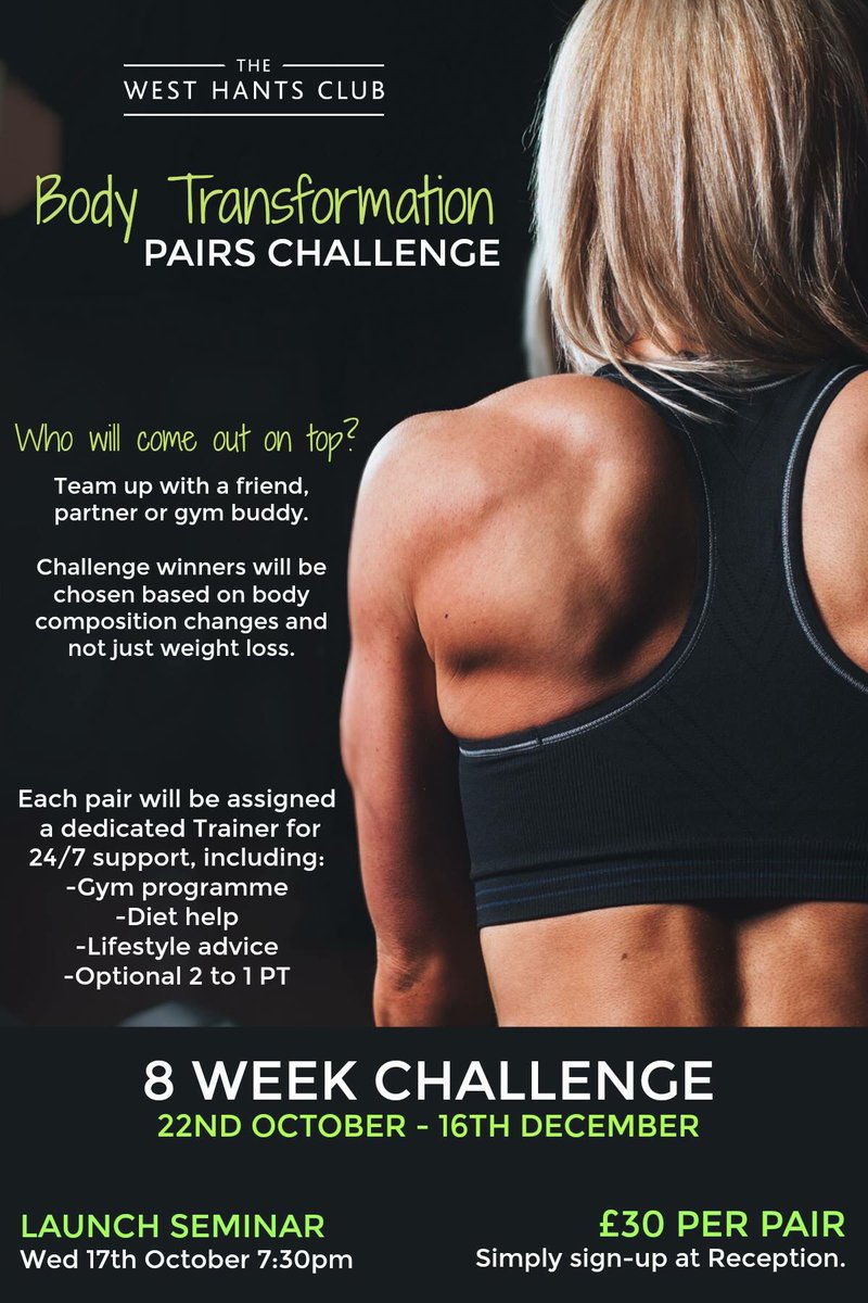 The 8 week challenge is back! But this time you'll be teaming up👫. Who's in?! #BodyTransformation #8WeekChallenge #BeforeAndAfter