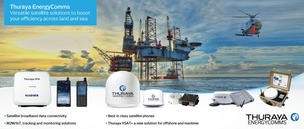 ThurayaTelecom's tweet photo. Reliable, cost-efficient comms can be a real game changer in remote explorations. Meet us @ #OilComm (Booth #113) to learn how #Thuraya boosts your effectiveness in the field.
#SCADAmonitoring #security #fieldcoordination #geologicalreporting #IoT #assettracking #VSAT #Energy https://t.co/nnszXfbtyJ