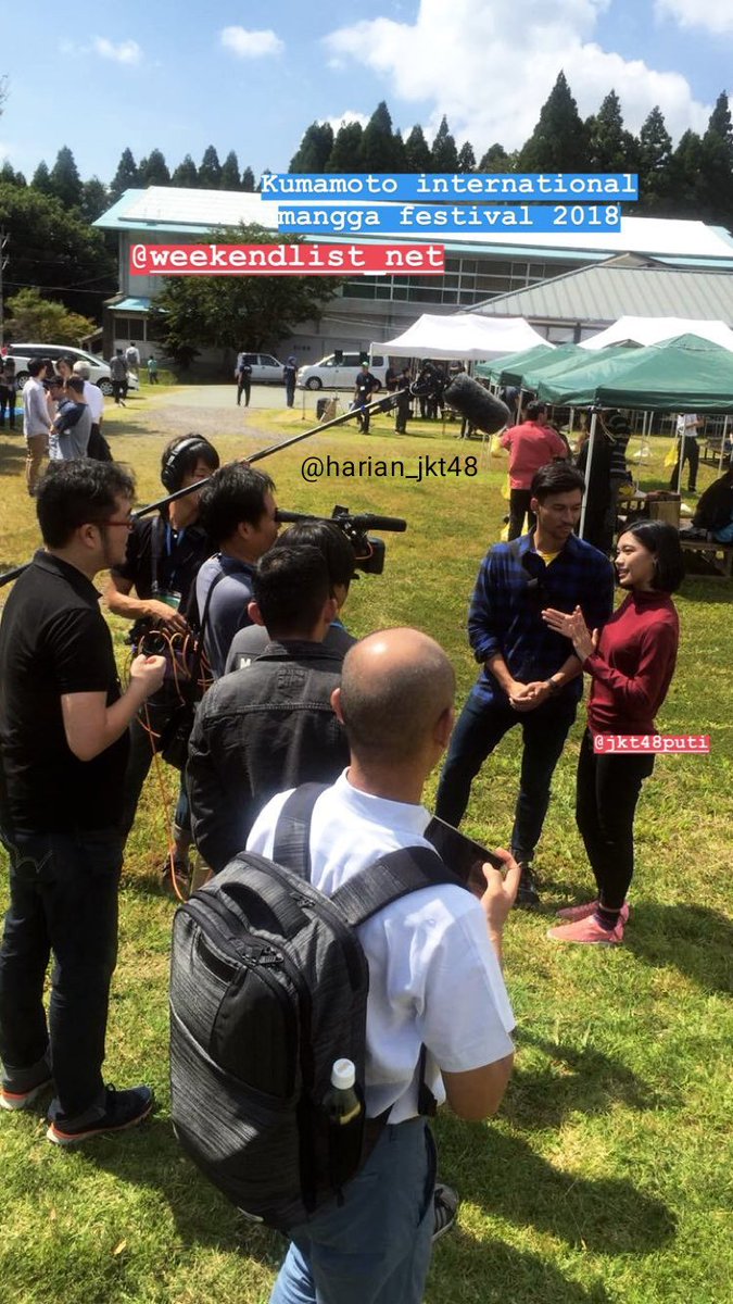 [PHOTO] Selain Shooting Untuk "Pucchi no Seka",
<a href="/Pucchi_JKT48/">puci</a> Di Jepang Juga Jalani Shooting Untuk Program <a href="/WeekendList_NET/">WeekendList</a> <a href="/netmediatama/">Netmedia</a>,
Ditunggu Jadwal Tayangnya.!!
#JKT48 #JKT48dangdutan