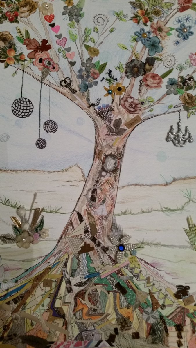 JustCallKay's tweet image. Join me on Sat 09/29 from 1-3 @ Hobby Lobby-Forest Drive, SC for a mixed media class.  We will design a whimsical tree.  $22.50 including materials for the basic design.  929 715 6785