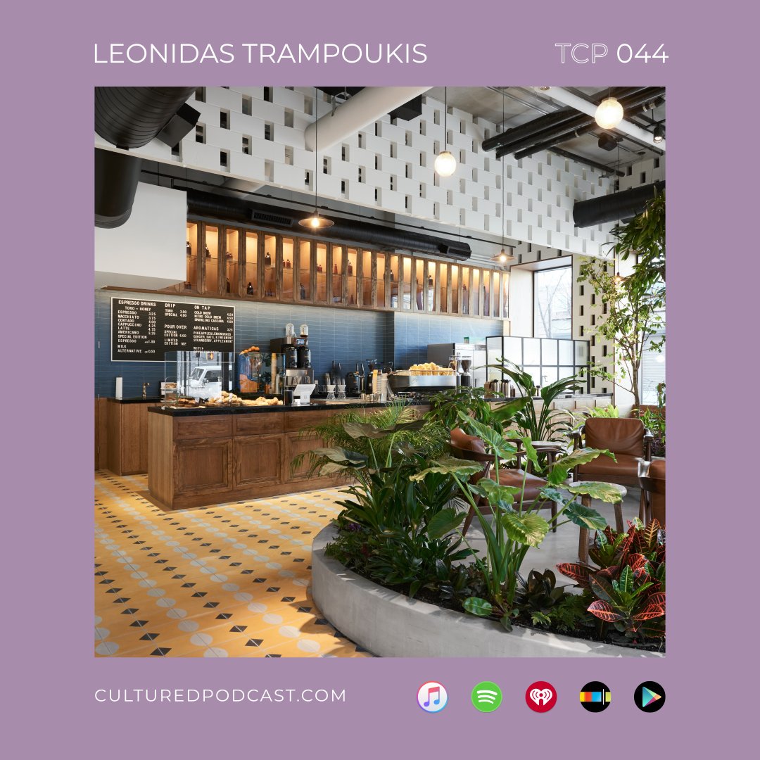 culturedpod's tweet photo. What does it mean to approach architecture as sculpture? What happens when design is born from both function &amp; art? On TCP 044, Leonidas Trampoukis shares how he &amp; his team at LOT bring artful design to spaces around the 🗺

Listen at https://t.co/WSF91MF6GU &amp; on all podcatchers. https://t.co/K8nzyaHKuV