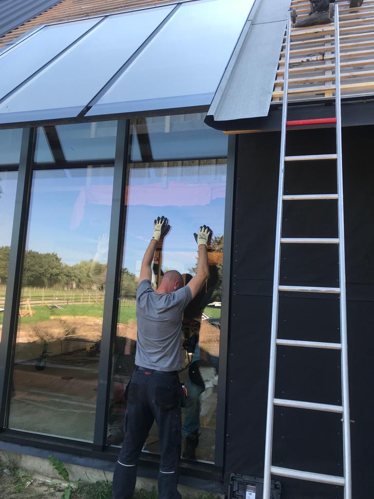 GeanloBM's tweet photo. Project Woesterweg Emst, woning glasdicht @glason https://t.co/A0eDjR6tcl