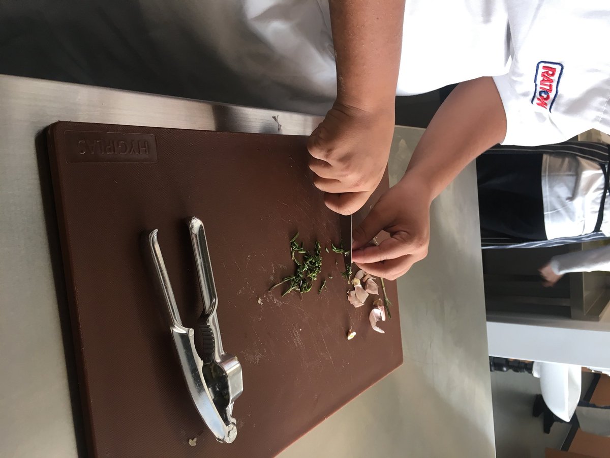 Focaccia is on the menu today <a href="/riseholmecampus/">Riseholme College</a> the new level 2 professional cookery course has launched #studyfood #peoplealwaysneedtoeat #college