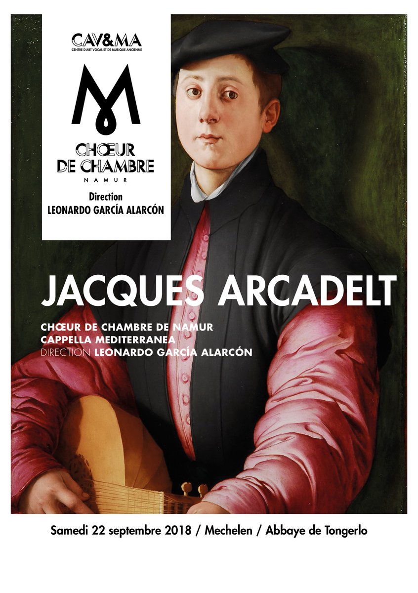 Il reste quelques places pour notre prochaine représentation des oeuvres d'Arcadelt, ce samedi 22 septembre à l'abbaye de Tongerlo dans le cadre du festival Musica Divina! 🎶
C'est par ici 👉 bit.ly/ArcadeltMD