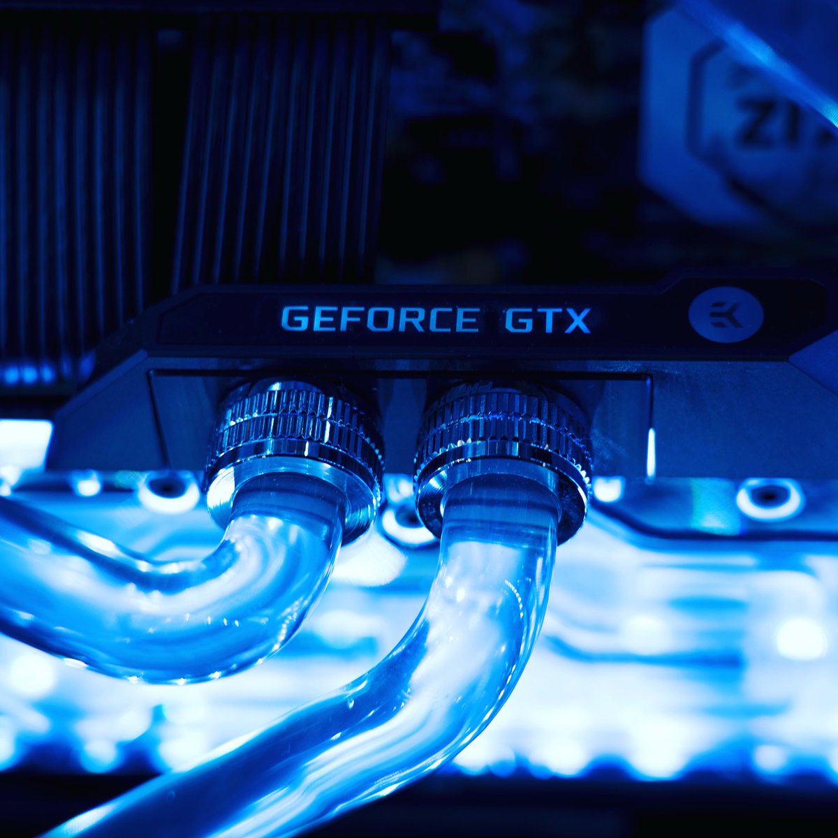 ExtremePCUK's tweet photo. Here’s a close up of our T-1000 build showcased on the @ASUS_ROGUK stand @IGFestUK.
Using Mayhem’s Aurora Fluid giving the liquid metal look. Inspired by the T-1000 in the Terminator films.
@nvidia @EKWaterBlocks @Phanteks #extremepcuk #battlerigs #indedec #gamedev #indegame https://t.co/kNILhlATmn
