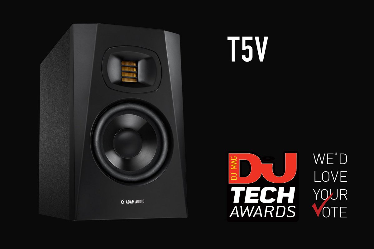 ADAM_Audio's tweet photo. Our ADAM T5V studio monitor has been nominated for the DJ Tech Award by @djmagofficial. The winners are chosen in an open-to-public voting, so we need your help!

It would be great if you could vote for the ADAM T5V. Thanks so much! 🙏

https://t.co/oGO9f0genb https://t.co/PHVgcBs2oz