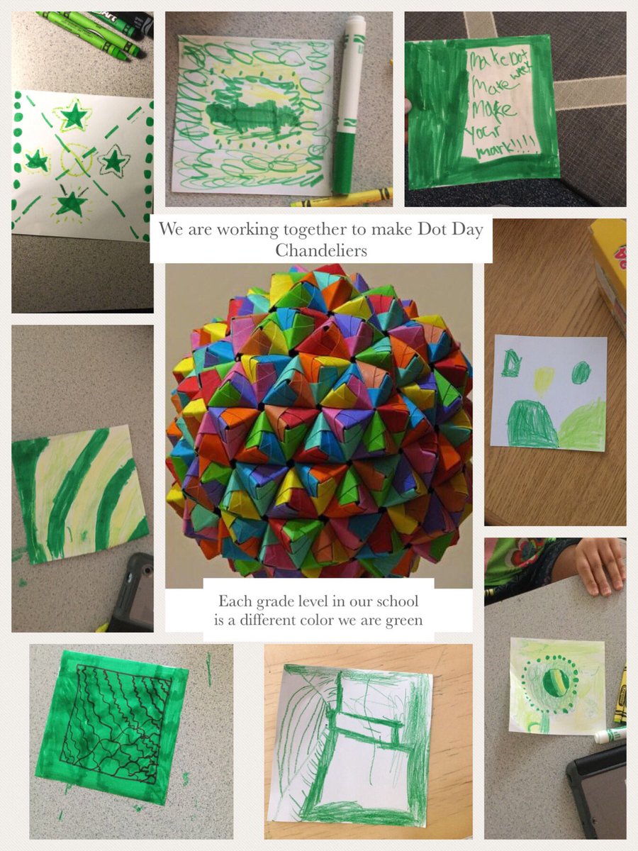 Check out our #DotDay2018 school wide project! <a href="/HilliardWolves/">Washington Elem</a>
