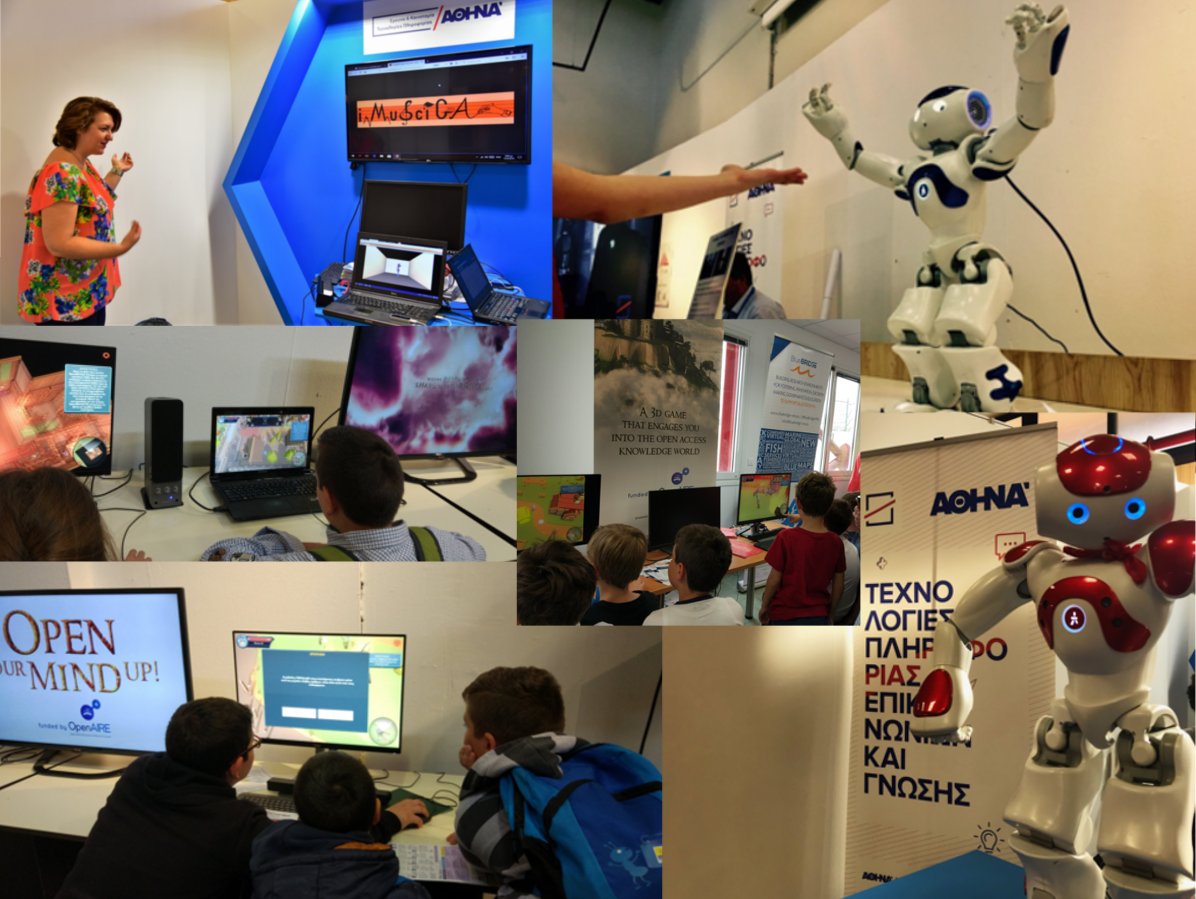 mindtlab's tweet photo. The Research and Innovation Center "Athena" will be at #MindtheLab Athens! Passengers will create music using their body with iMuSciCA, dance with the robot Vlassi and open their mind up to release princess Knowledge! #mtlathens #scico #rengreece #athensmetro #makingsciencesimple https://t.co/5eH5dNUe4z